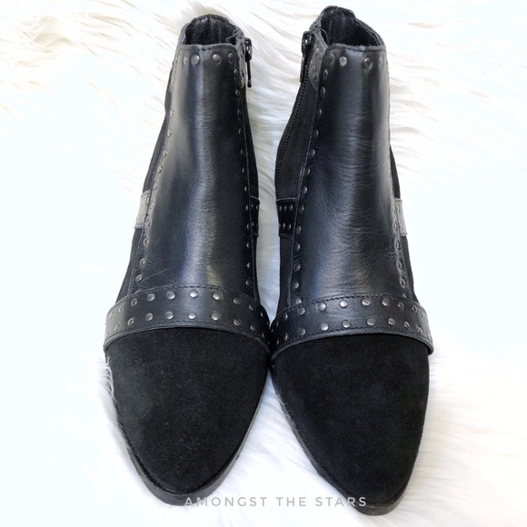 Studded Suede Leather Boots, Amuse Society - Picture 6 of 8